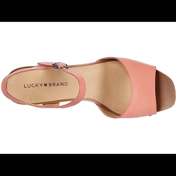NIB Lucky Brand Zashti Wedge Sandals - Picture 4 of 13